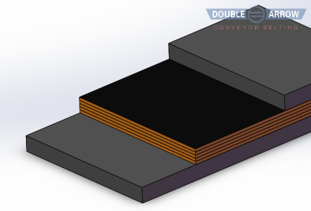 anti-adhesion fabric conveyor belt